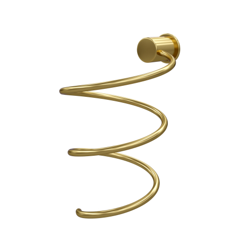 K-1080BRUSHED GOLD Держатель фена - картинка 1