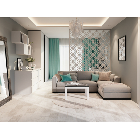 Starwood белый 18,5x59,8 керамический гранит матовый структурный - картинка 2