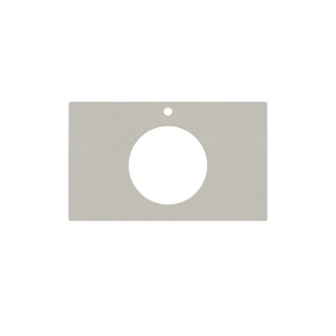 Столешница керамогранитная Про Чементо 80 см для полувстраиваемых раковин Artbasin, серый светлый натуральный - картинка 4