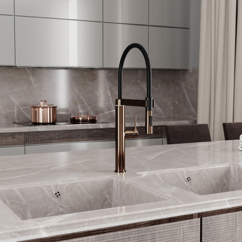 A8897 Смеситель для кухни c гибким изливом сенсорный - картинка 5