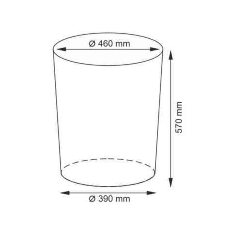 Leine WB-350-L Плетеная корзина для белья с крышкой - картинка 3
