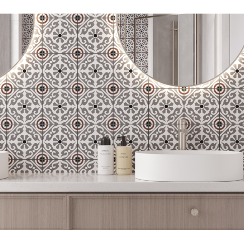 Kingstone Grey 19,6x19,6 керамический гранит матовый - картинка 7