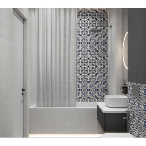 Kingstone Grey 19,6x19,6 керамический гранит матовый - картинка 9