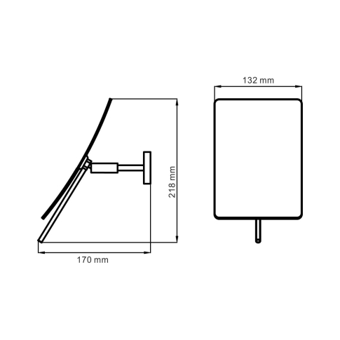K-1001 Зеркало с 3-х кратным увеличением - картинка 5