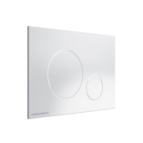 Кнопка смыва для скрытых систем инсталляции, белый глянец M670KM - картинка 2