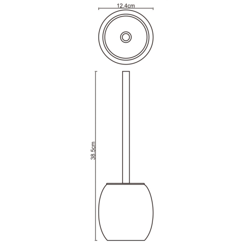Ruwer K-6727 Щетка для унитаза - картинка 5