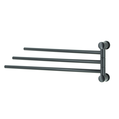 K-1033BLACK Держатель полотенец тройной - картинка 1