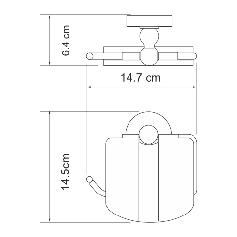 Diemel K-2225 Держатель туалетной бумаги - картинка 2