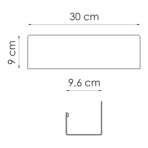 K-7215 Полка металлическая - картинка 4