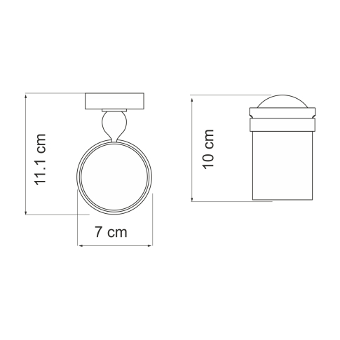 Diemel K-2228 Подстаканник одинарный - картинка 2