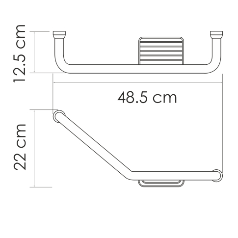 K-1077Right Поручень для ванны - картинка 3