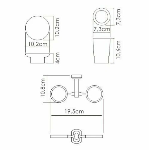 K-28126 Держатель стакана и мыльницы - картинка 3