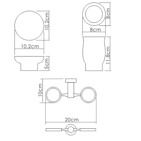 K-24126 Держатель стакана и мыльницы - картинка 3