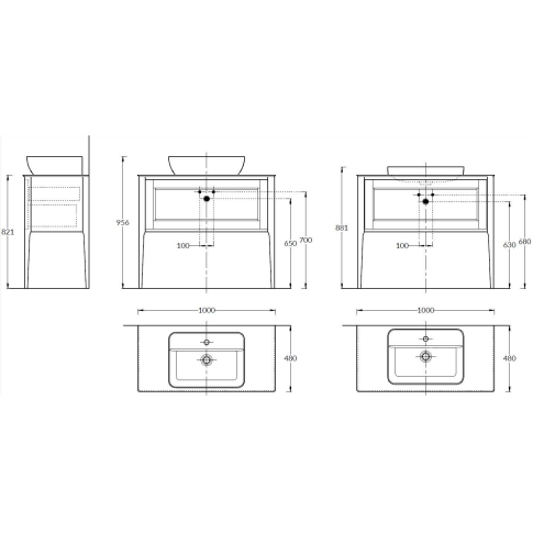 Тумба напольная Plaza Classic NEO 100 1+1 ящик, белая матовая - картинка 3