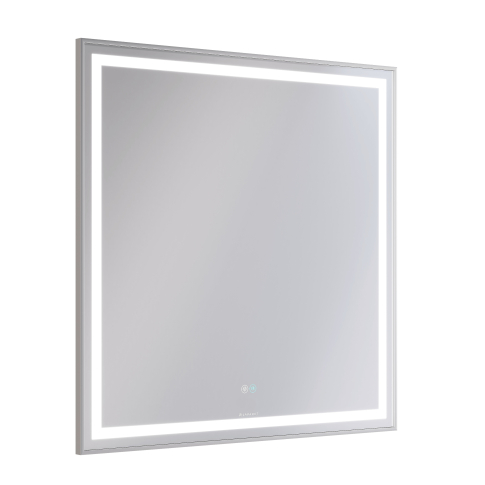 Зеркало Focus 80x80 в раме с LED подсветкой - картинка 4