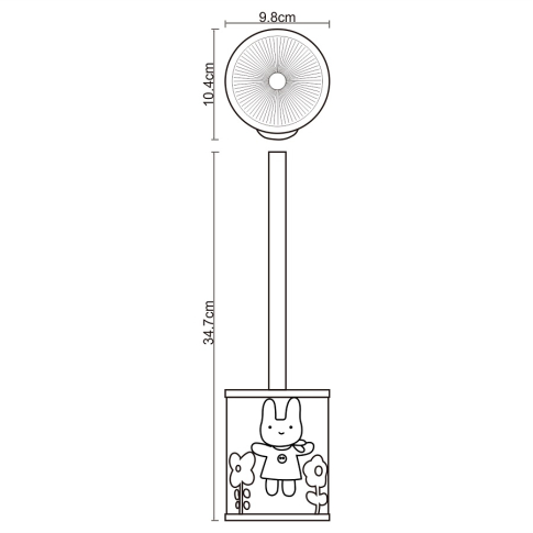 Ammer K-6427 Щетка для унитаза - картинка 3