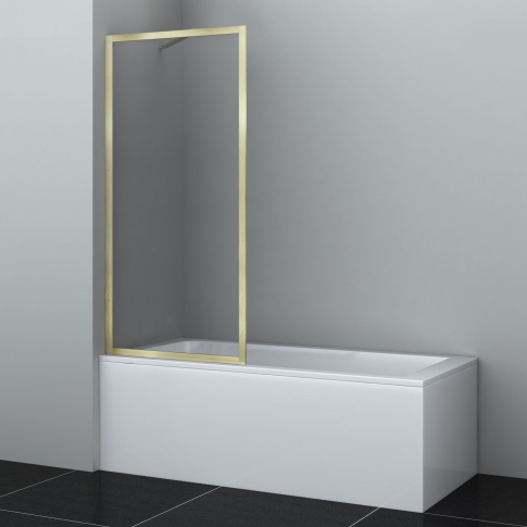 Abens 20W01-80 Brushed gold Fixed Стеклянная шторка - картинка 1