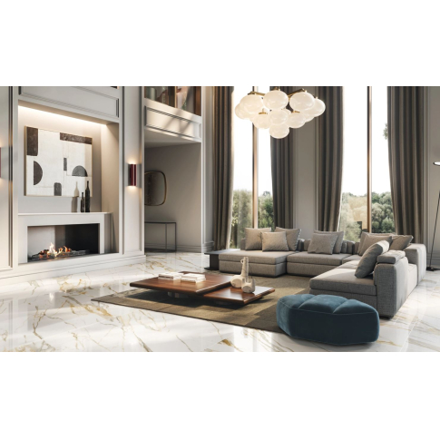 Стелларис Калакатта Голд 120x278 керамический гранит натуральный 600180000044 - картинка 2