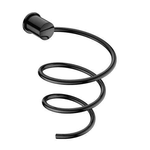 K-1080POLISHED BLACK Держатель фена - картинка 1