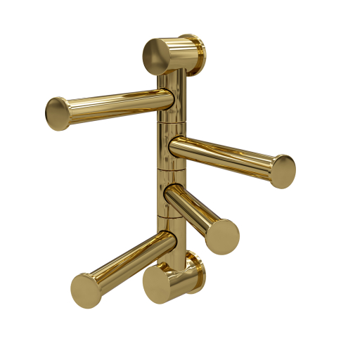 K-1054POLISHED GOLD Держатель полотенец четверной - картинка 1