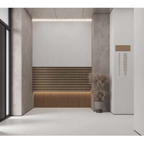 Malta Perlа серый светлый 60x119,5 керамический гранит матовый LP6012G0281R - картинка 2