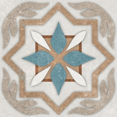 Art Taupe Mix 19,6x19,6 керамический гранит матовый карвинг - картинка 10