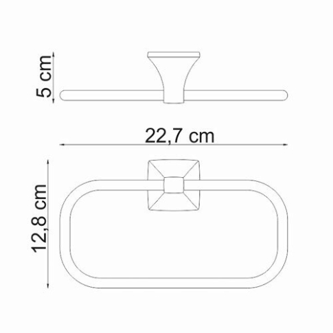 Wern K-2560 Держатель полотенец - картинка 4