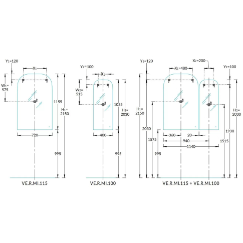 Зеркало Vetrata 115 со сменой цвета LED подсветки - картинка 4