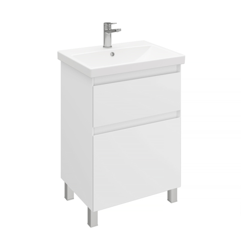 Тумба напольная Vitrum 60 под умывальник Cerastyle Elite 60, белый матовый - картинка 1