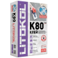 Клей для плитки высокоэластичный Litokol LitoFlex K80 серый C2E 25 кг - превью 1