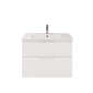 Тумба подвесная NORMA 80 под умыв-к Creavit SU 80, белый шелк матовый, LNO-WCAB-80-411 - превью 7