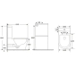 Унитаз напольный MAIELLA безободковый с крышкой duroplast, soft-close, белый, CT10314 - превью 5