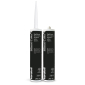 Герметик силиконовый KeraKoll Silmat Color матовый КК12 Черный 290 мл - превью 1