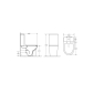 Унитаз напольный SANTA безободковый с крышкой duroplast, soft-close, белый, CT8916 - превью 3