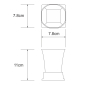 Amper K-5428BLACK Стакан для зубных щеток - превью 4