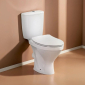 Унитаз-компакт MELAR 031 3/6л. (гориз. вып, дюр. сид., lifting, ниж. под.) белый, 1с, 64234 - превью 2
