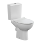 Унитаз-компакт NATURE CLEAN ON 011 3/5л. (гориз. вып, дюр. сид. slim, lifting, easy-off, ниж. под.) белый, 1с, 65410 - превью 1