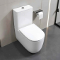 Унитаз напольный MIRKO Tornado безободковый с крышкой duroplast, soft-close, быстросъемная, белый, CT11090 - превью 2