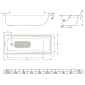 Europa SG ванна стальная 170х75 - превью 4