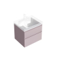 Тумба подвесная CUBO 60 см, цвет мальва матовый - превью 1