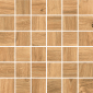 Woodhouse коричневый 30x30 мозаика рельефный матовый - превью 1