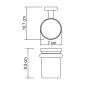 Lippe K-6528 Подстаканник одинарный - превью 4