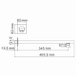 Душевой кронштейн A219 черный Soft-touch - превью 3