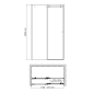 Vils 56R05 Душевая дверь - превью 2