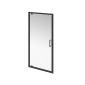 Душевая дверь VETRO, распашная, 100х195, матовый черный - превью 1