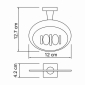 Lippe K-6569 Мыльница решетка - превью 5