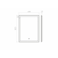 Зеркало Venus 60х80 с LED подсветкой без подогрева - превью 4