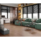 Canarium Brown 20х120 керамогранит структурный матовый карвинг - превью 4