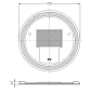 Зеркало Анелло 75 с подсветкой LED - превью 5