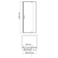 Neime 19P04 Душевая дверь - превью 2